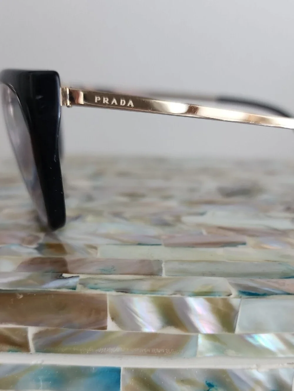 Prada Black Cat-Eye Glasses for Women